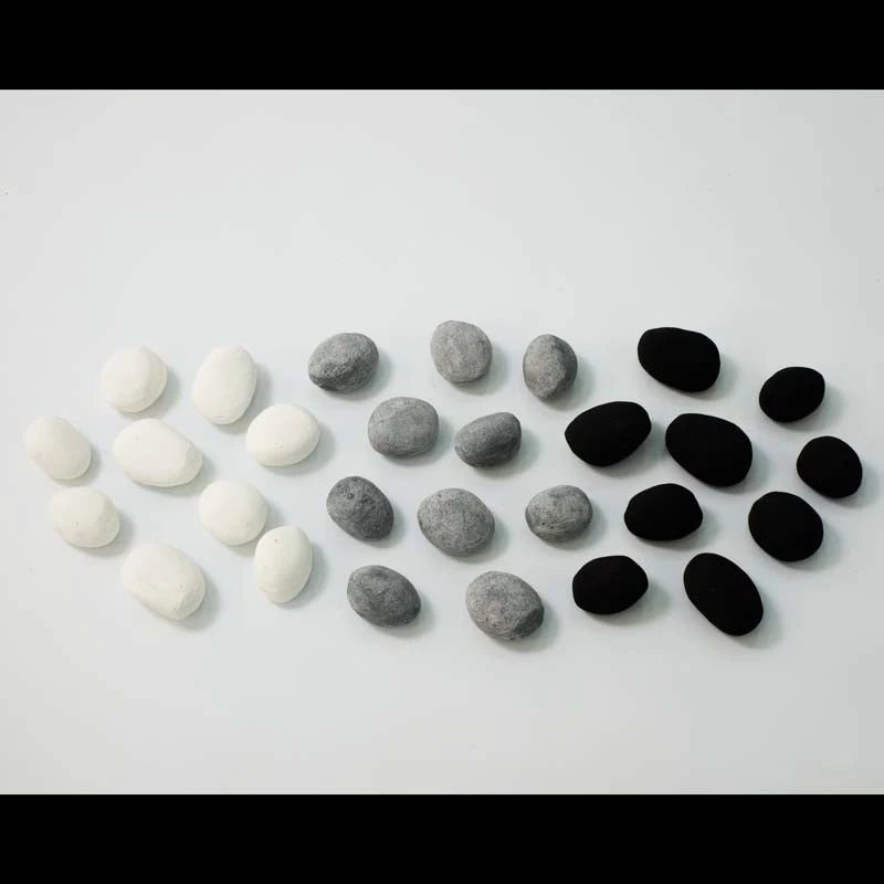 Keramische stenen 24 stuks - wit - Upvibe