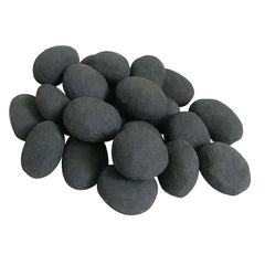 Keramische stenen 24 stuks - zwart - Upvibe