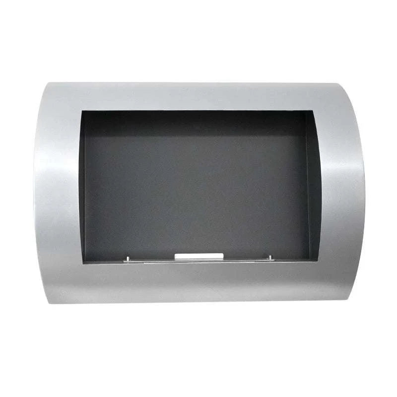 Ocean - Stainless Steel Bio Wall Fireplace - Upvibe